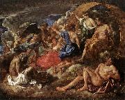 POUSSIN, Nicolas Helios and Phaeton with Saturn and the Four Seasons sf France oil painting reproduction